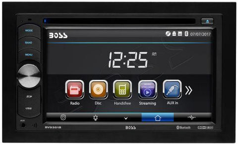 BOSS BVB9351RC Double-DIN, DVD Player 6.2" Touchscreen Bluetooth