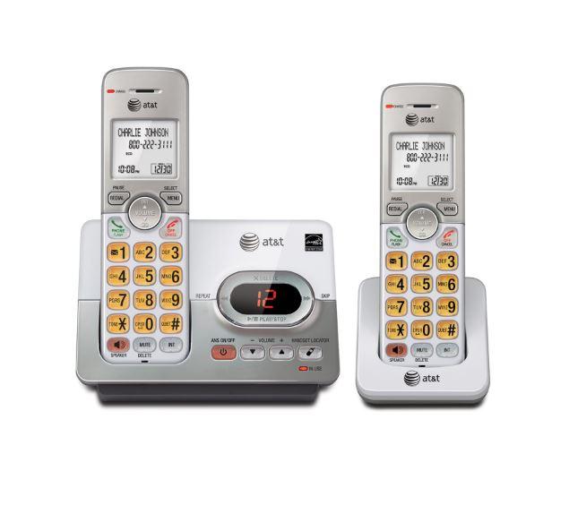 AT&T EL-52203 2 Handset Cordless Answering System W/Caller ID