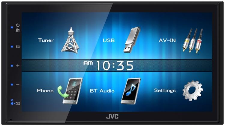 JVC KW-M24BT 2-DIN AV Receiver Digital Media Receiver - Bluetooth