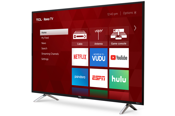 TCL Smart TV 49" LED - ROKU TV(Refurbished)