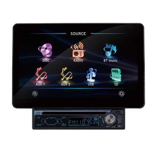 zx - Absolute  Autoestereo Con Dvd 11" Bluetooth Usb-Aux Mp3"""