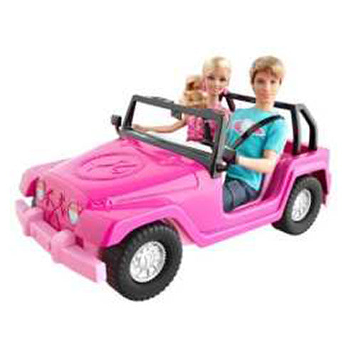 Barbie Jeep, con Ken, Mattel