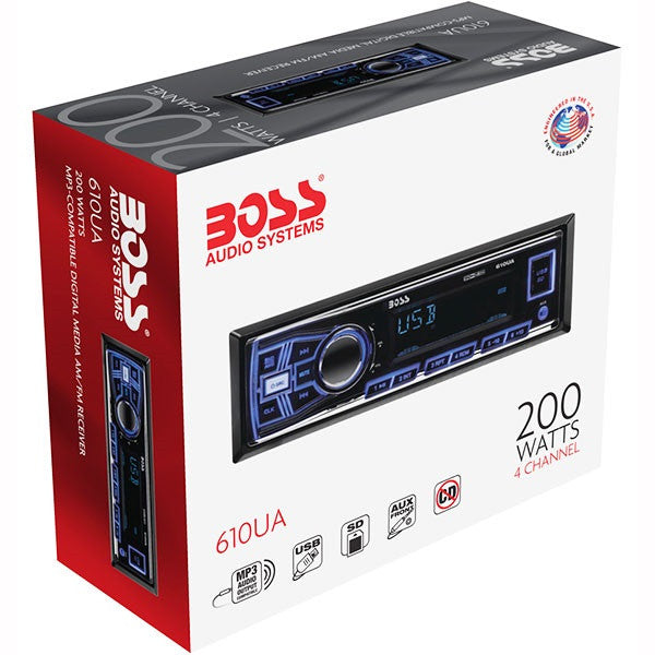 BOSS AUTOESTEREO AMFM/USB/AUX/SD