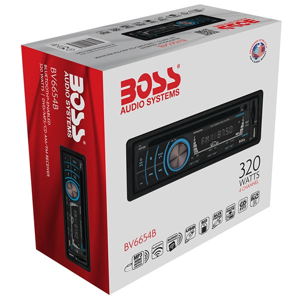 BOSS AUTOESTEREO 320 WATTS /BLUETOOTH / MP3/CD/DVD/USB/SD / AUXILIAR