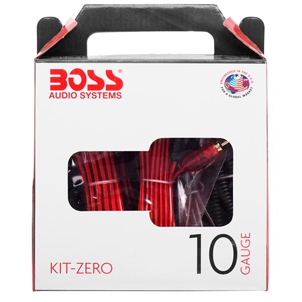 Boss Kit De Cableado #10 Para Instalacion Del  Amplificador
