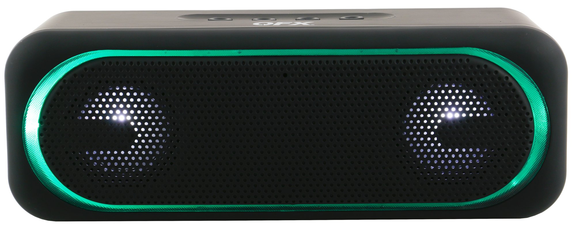 QFX BT-153 Speaker Portable Bluetooth - USB, FM - LED Light
