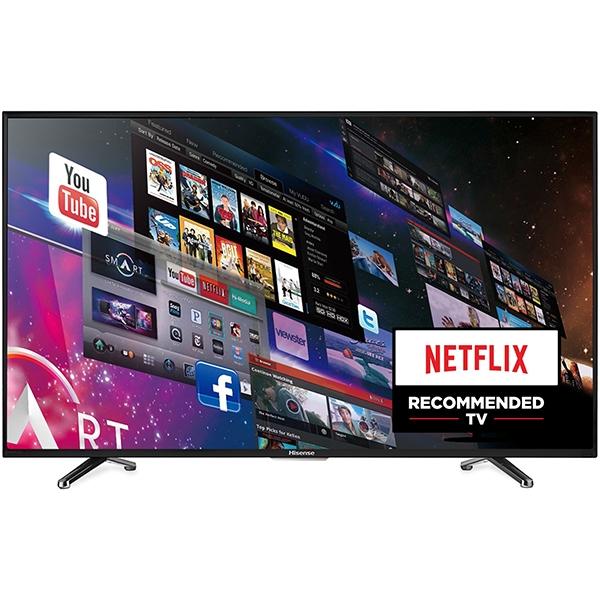 Hisense Smart Tv 55" Led Digital, Netflix ,  Youtube , 1080p  Wifi-Web, Usb, Hdmi, (X)