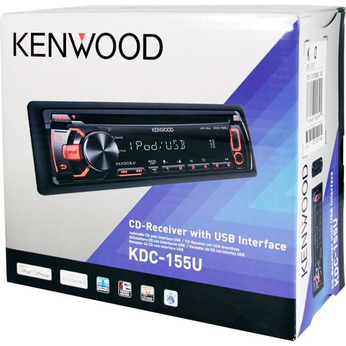 Kenwood Autoestereo Reproductor De Cd-Mp3, Usb, Auxiliar, Radio Fm-Am ,  Incluye Control Remoto