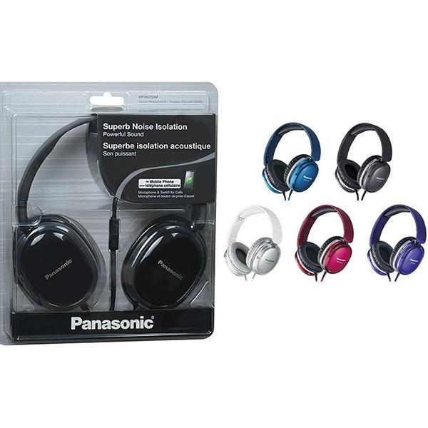 Panasonic Audifonos  3.5 Mm ,  Microfono , Compatible Con Varios Dispositivos