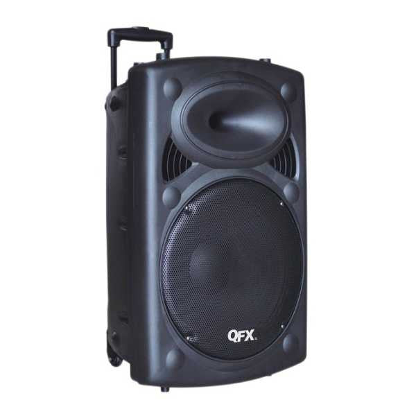 QFX BOCINA AMPLIFICADA DE 8" FM/BT/RECARGABLE QFXPBX-61080BT