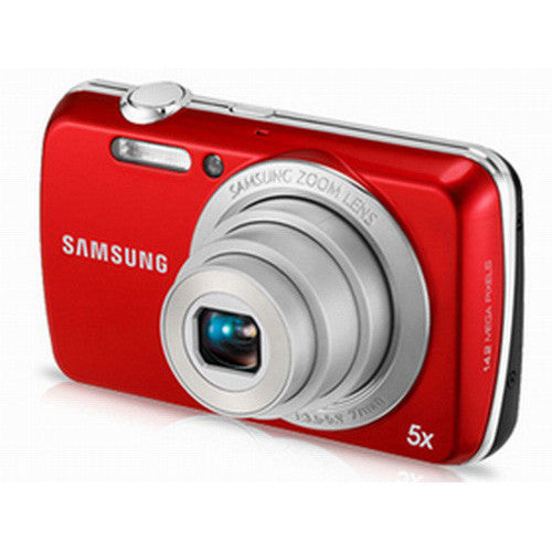 Camara Digital, Samsung, PL20, 14.2 Megapixeles, con Pila Recargable - Roja