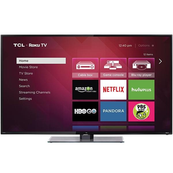 Tcl 55 Led Digital Smart Tv Roku , Netflix ,  Youtube , 1080p  Wifi-Web, Usb, Hdmi, (X)