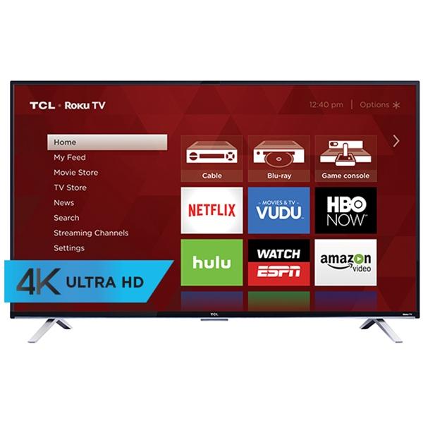 Tcl Smart Tv Roku  55" Led 4K Uhd , 1080p  120Hz, Usb, Hdmi, (X)